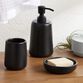 Matte Black Ceramic Bathroom Accessories Collection image number 0