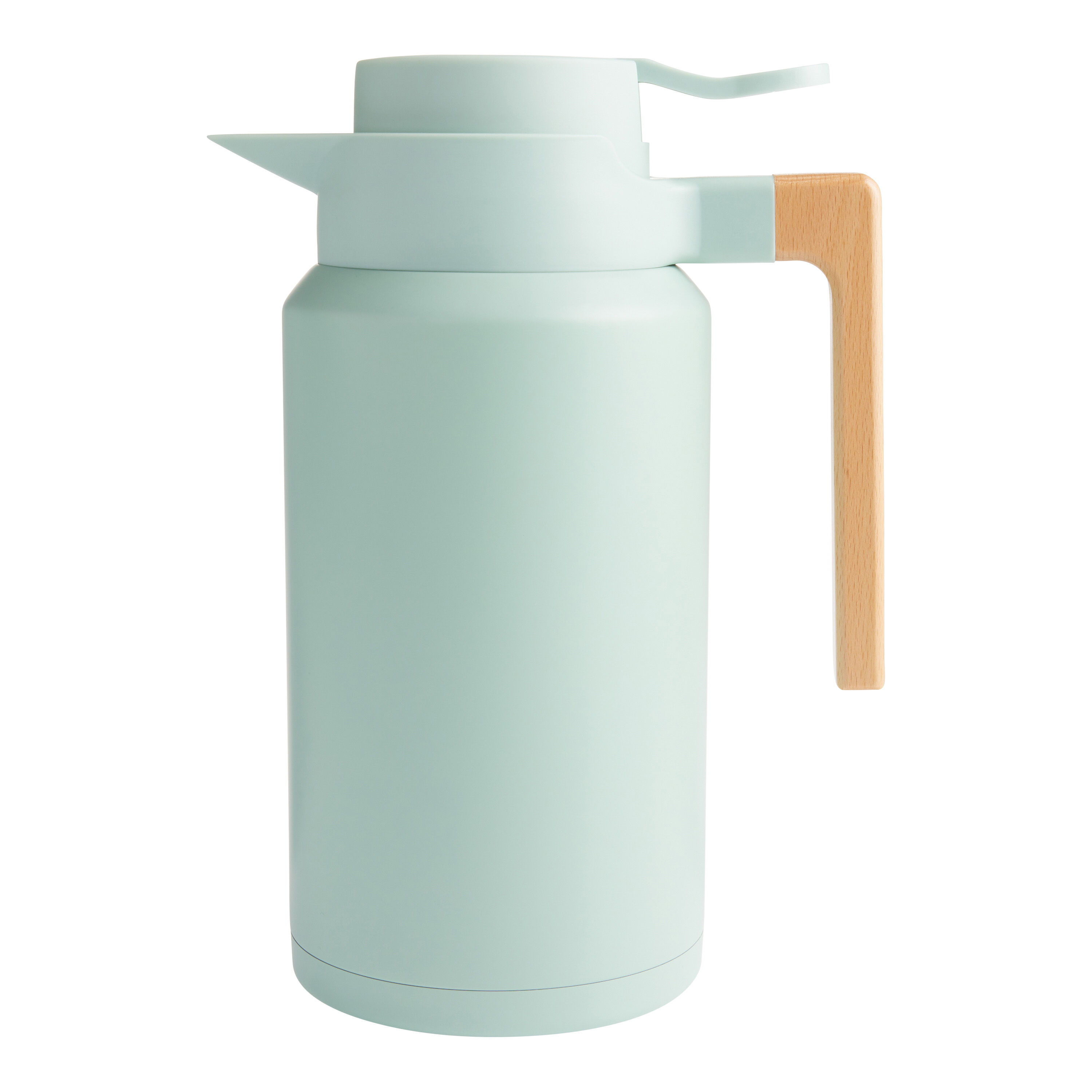 Stainless Steel and Wood Insulated Vacuum Carafe Collection