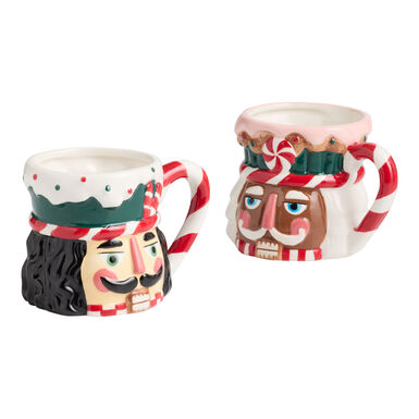 Sugarplum Nutcracker Hand Painted Figural Ceramic Mug Sugarplum Nutcracker Hand Painted Figural Ceramic Mug