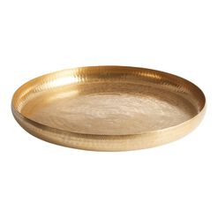 CRAFT Gold Hammered Metal Tray