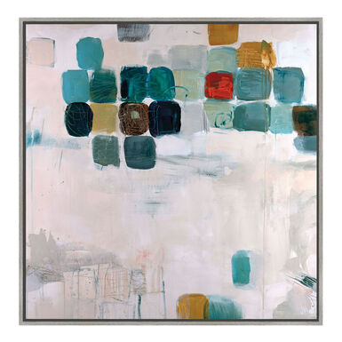 Patio Mosaic by Jodi Maas Framed Canvas Wall Art Patio Mosaic by Jodi Maas Framed Canvas Wall Art