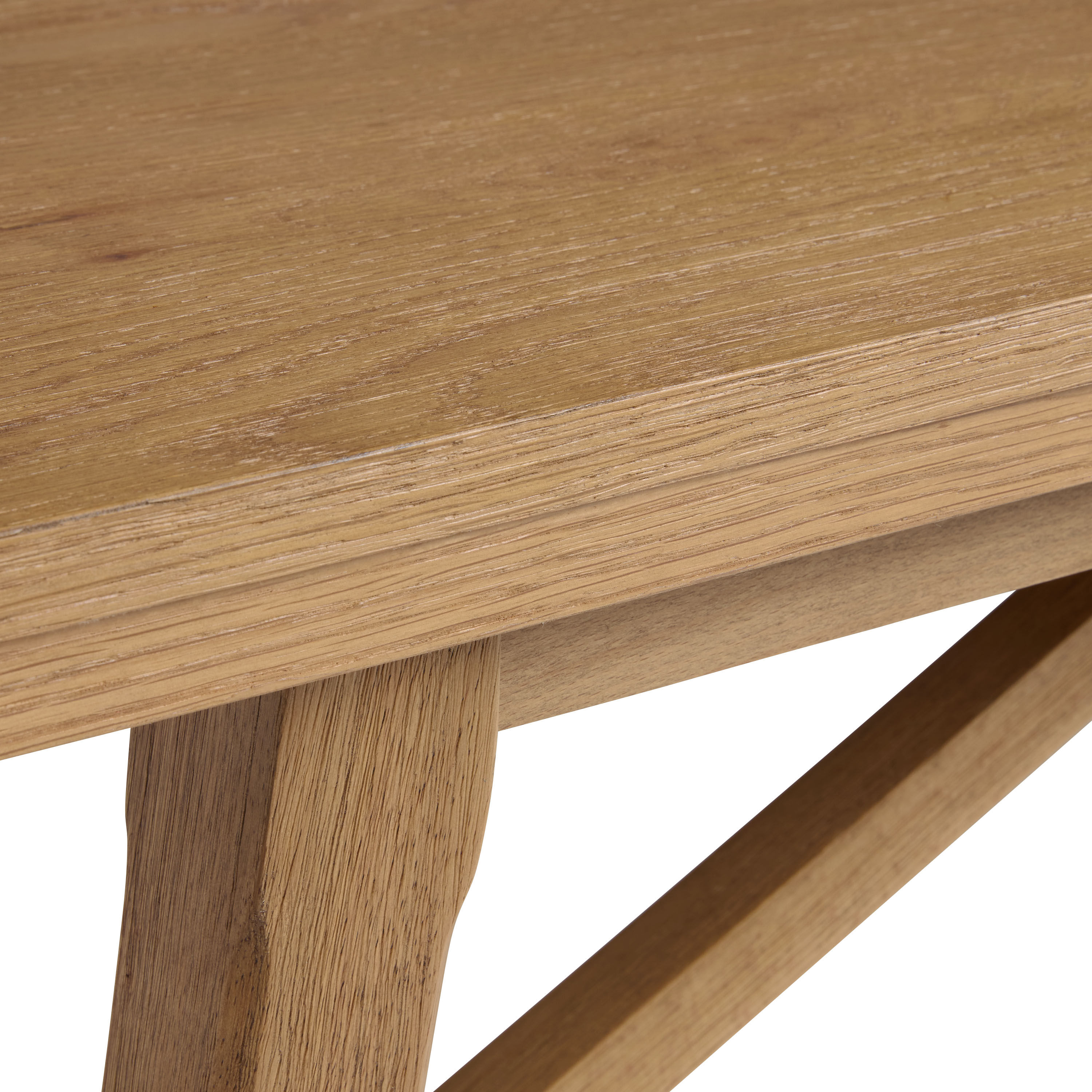 Emerson Golden Oak Farmhouse 6 Piece Extension Dining Set image number 5