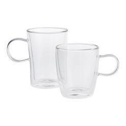 Double Wall Borosilicate Glass Mug