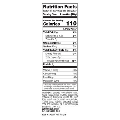 Stauffer's Snaps Apple Cinnamon Cookies Set of 2 Stauffer's Snaps Apple Cinnamon Cookies Set of 2