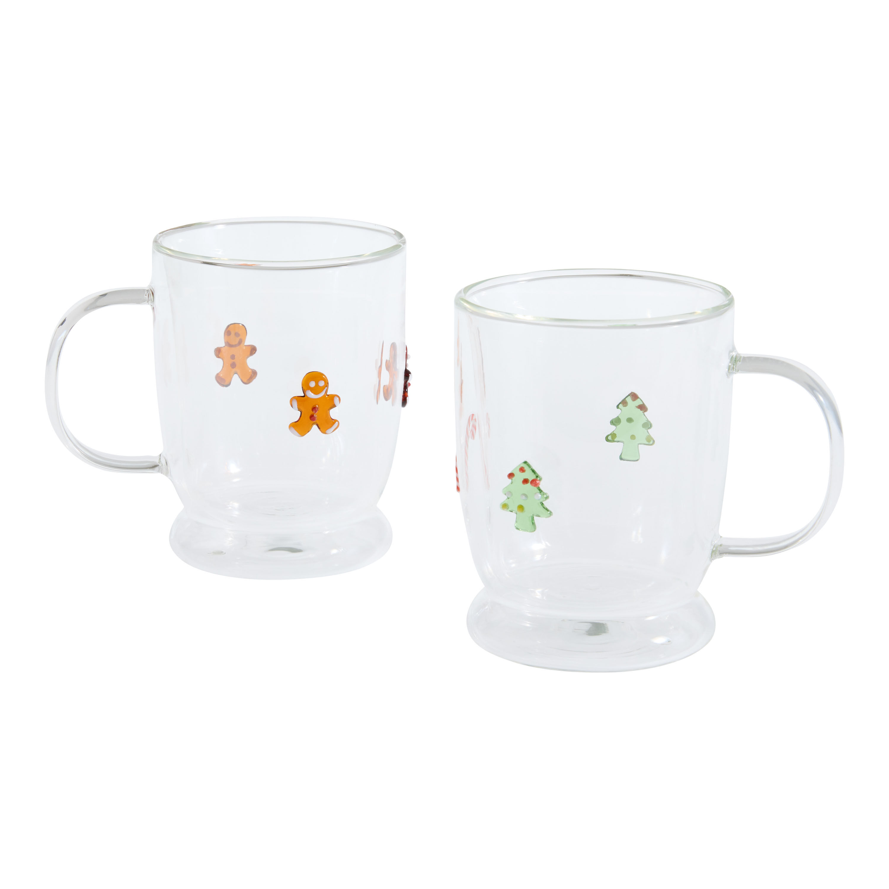 Charm Holiday Inlay Glass Mug