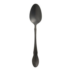 Raven Matte Black Soup Spoon