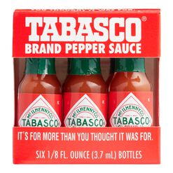 6 Pack Mini Tabasco Pepper Sauce Set of 3