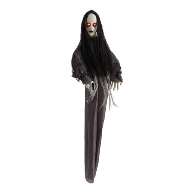 Haunted Woman Shaking Talking LED Halloween Hanging Decor Haunted Woman Shaking Talking LED Halloween Hanging Decor