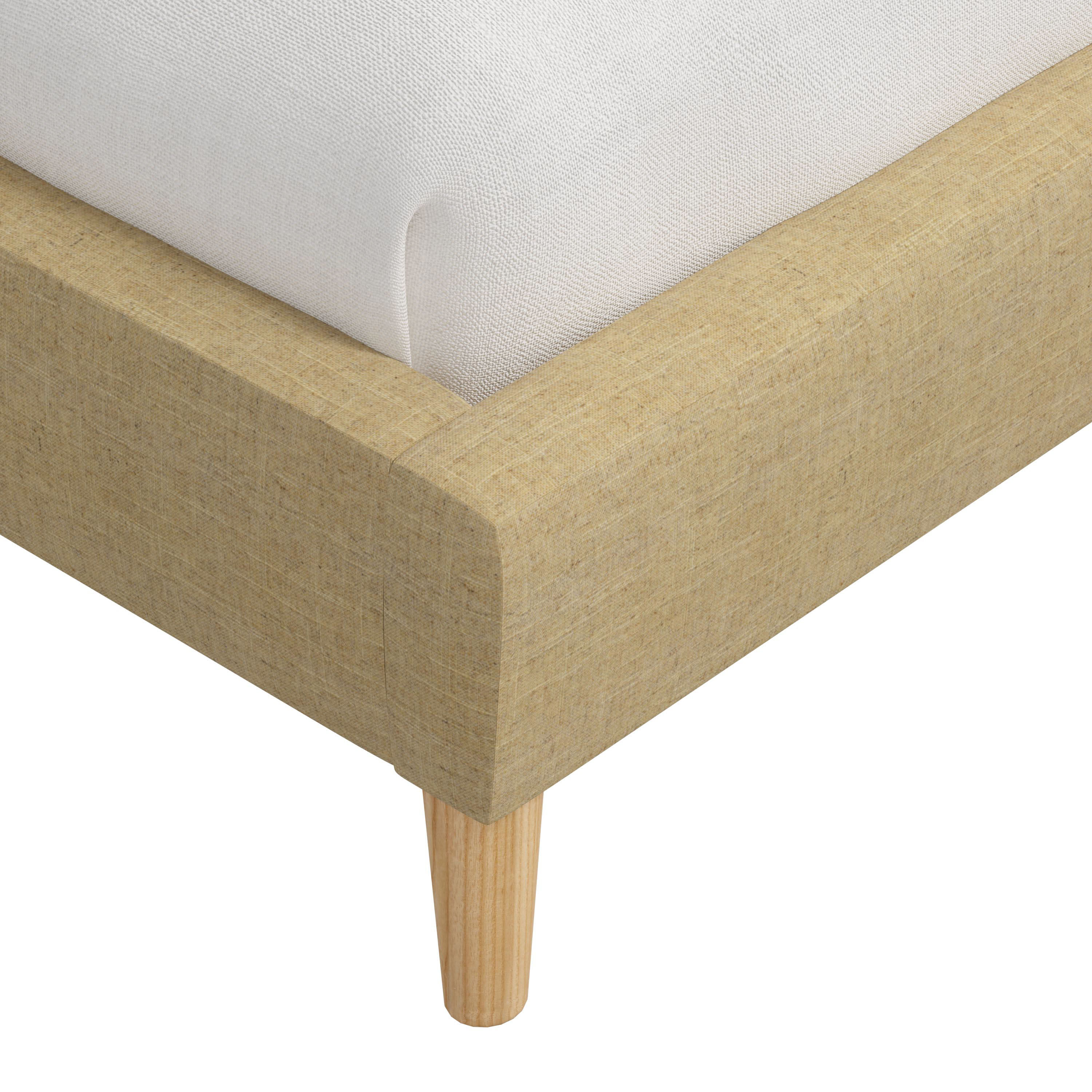 Evander Linen Upholstered Platform Bed image number 2