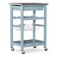Grover Wood And Stainless Steel Kitchen Cart image number 3