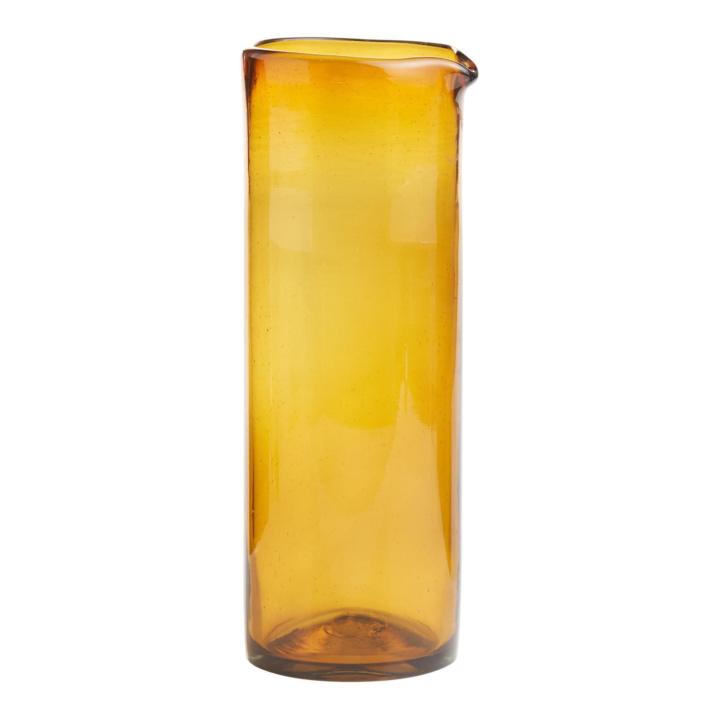 Carmelo Amber Handcrafted Recycled Glassware Collection image number 2