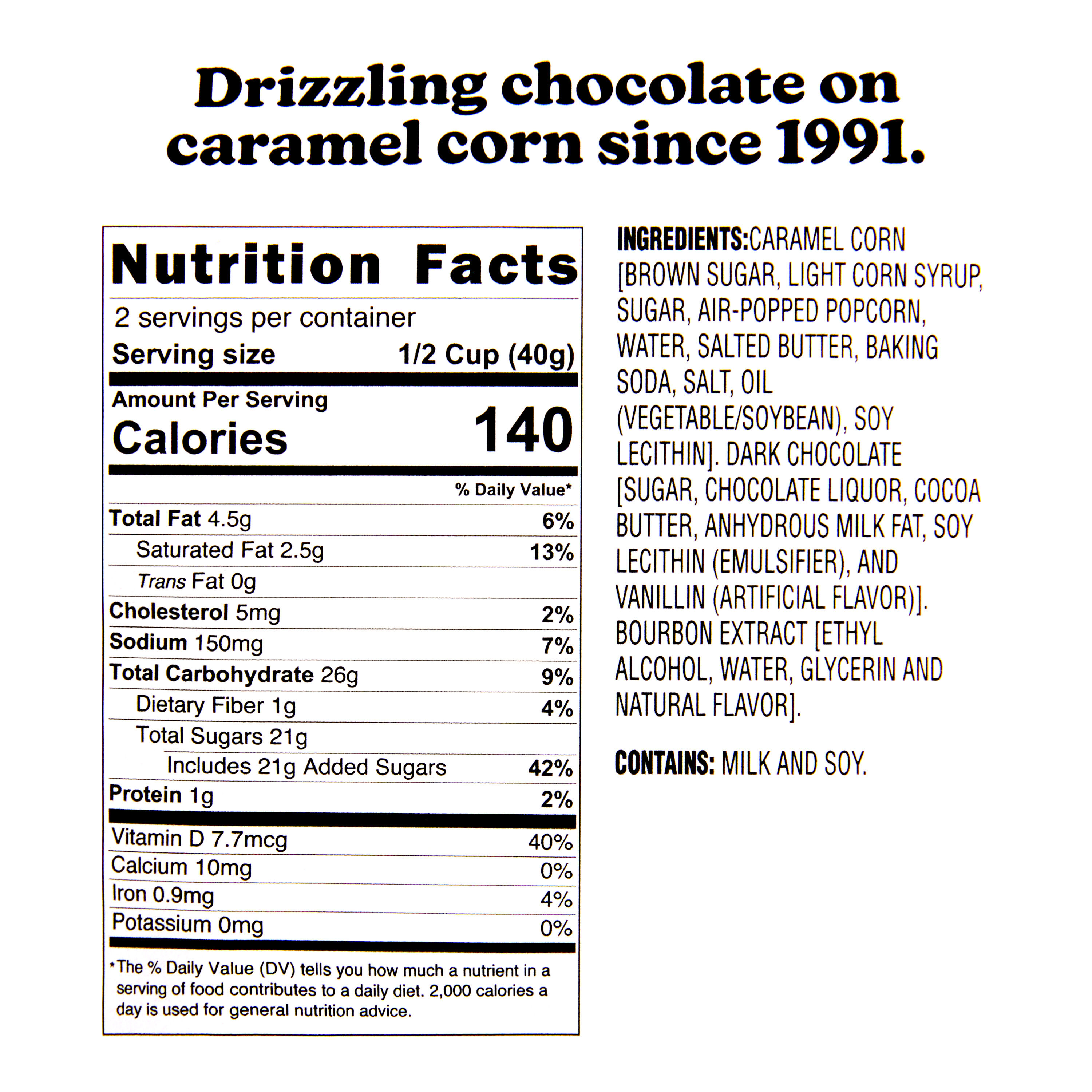 South Bend Bourbon Crunch Popcorn Snack Size image number 1