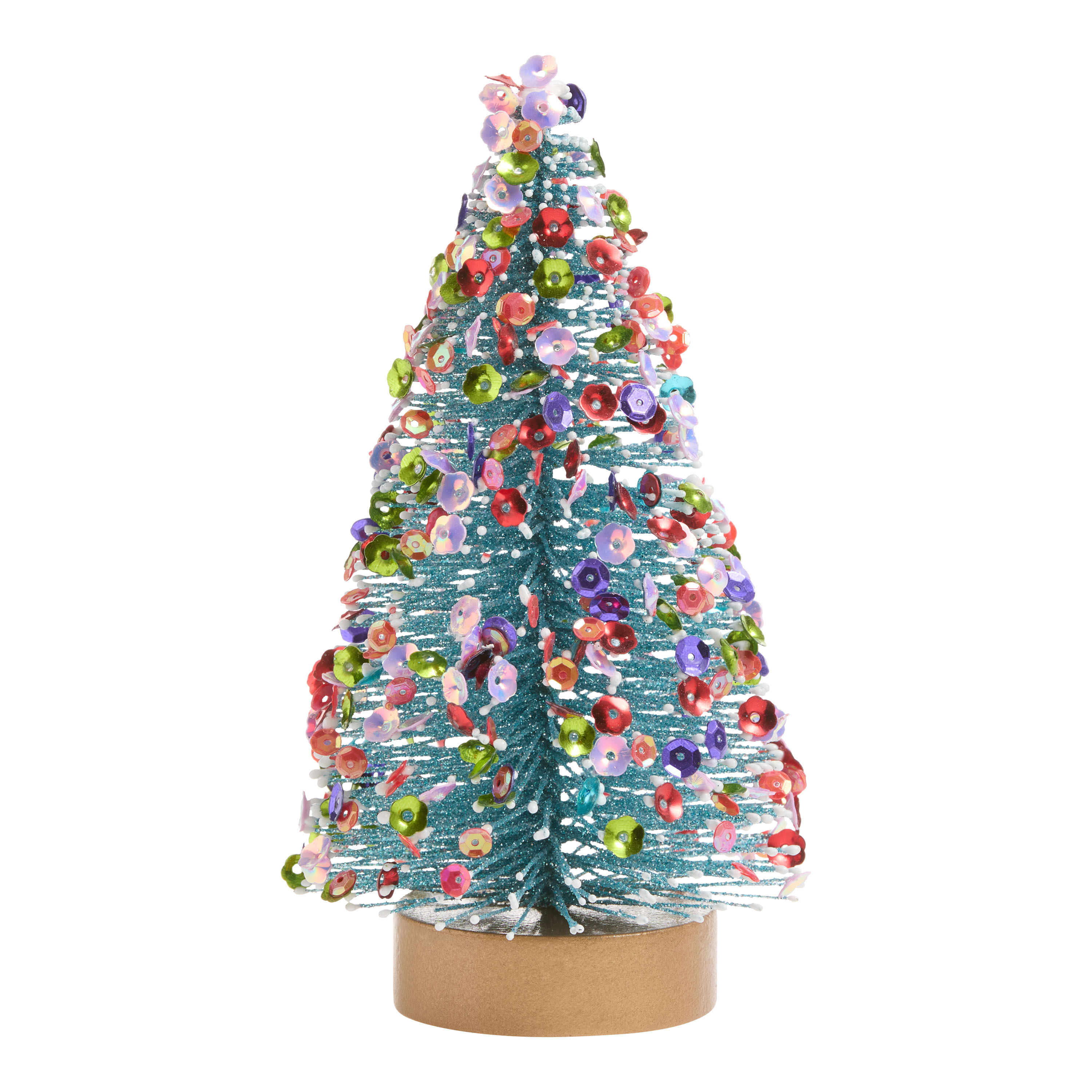 Glitzy Bottlebrush Tree Christmas Decor Collection image number 3