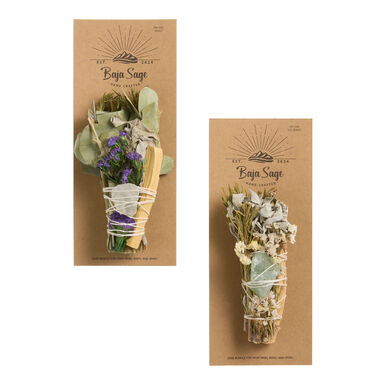 Baja Sage Crystal and White Sage Bundle Baja Sage Crystal and White Sage Bundle