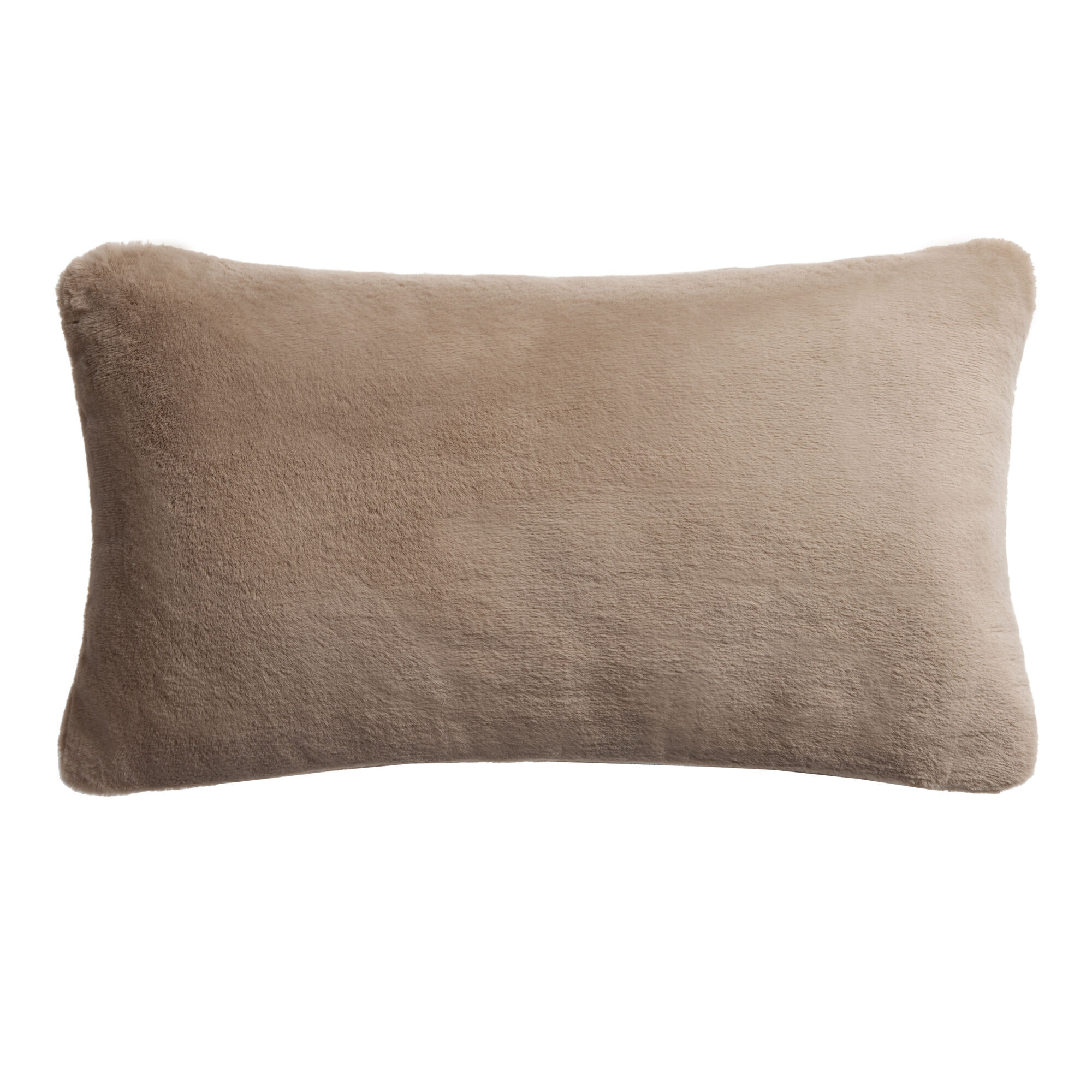 Fuzzy lumbar pillow on sale