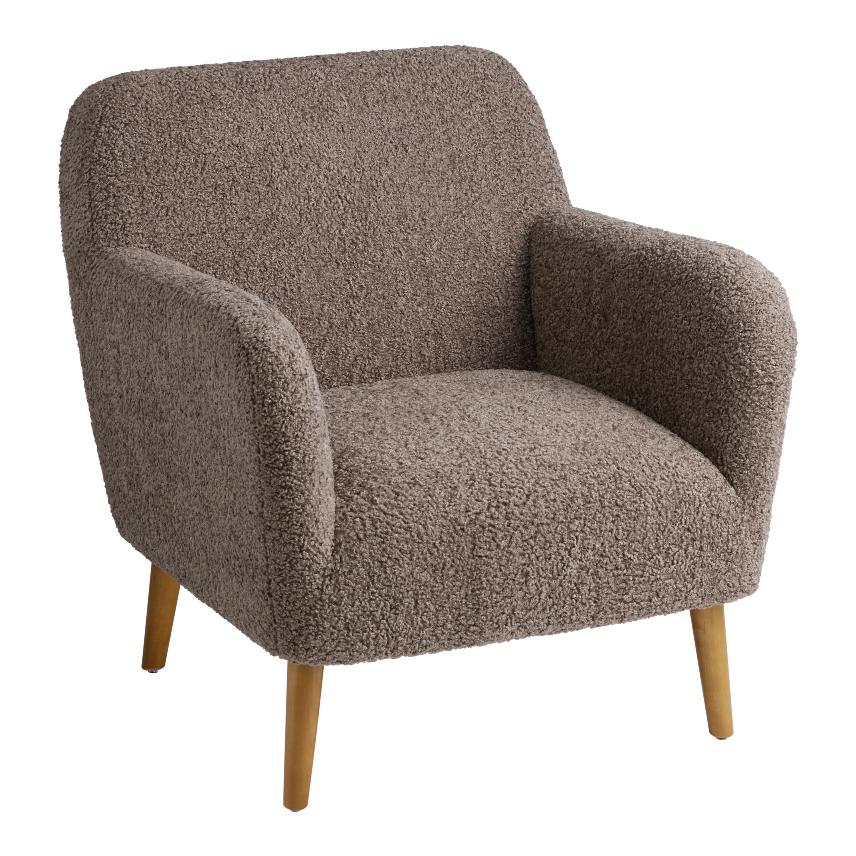 Freja Faux Sherpa Upholstered Armchair