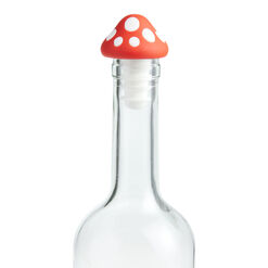 Joie Red And White Mushroom Bottle Stopper 2 Pack