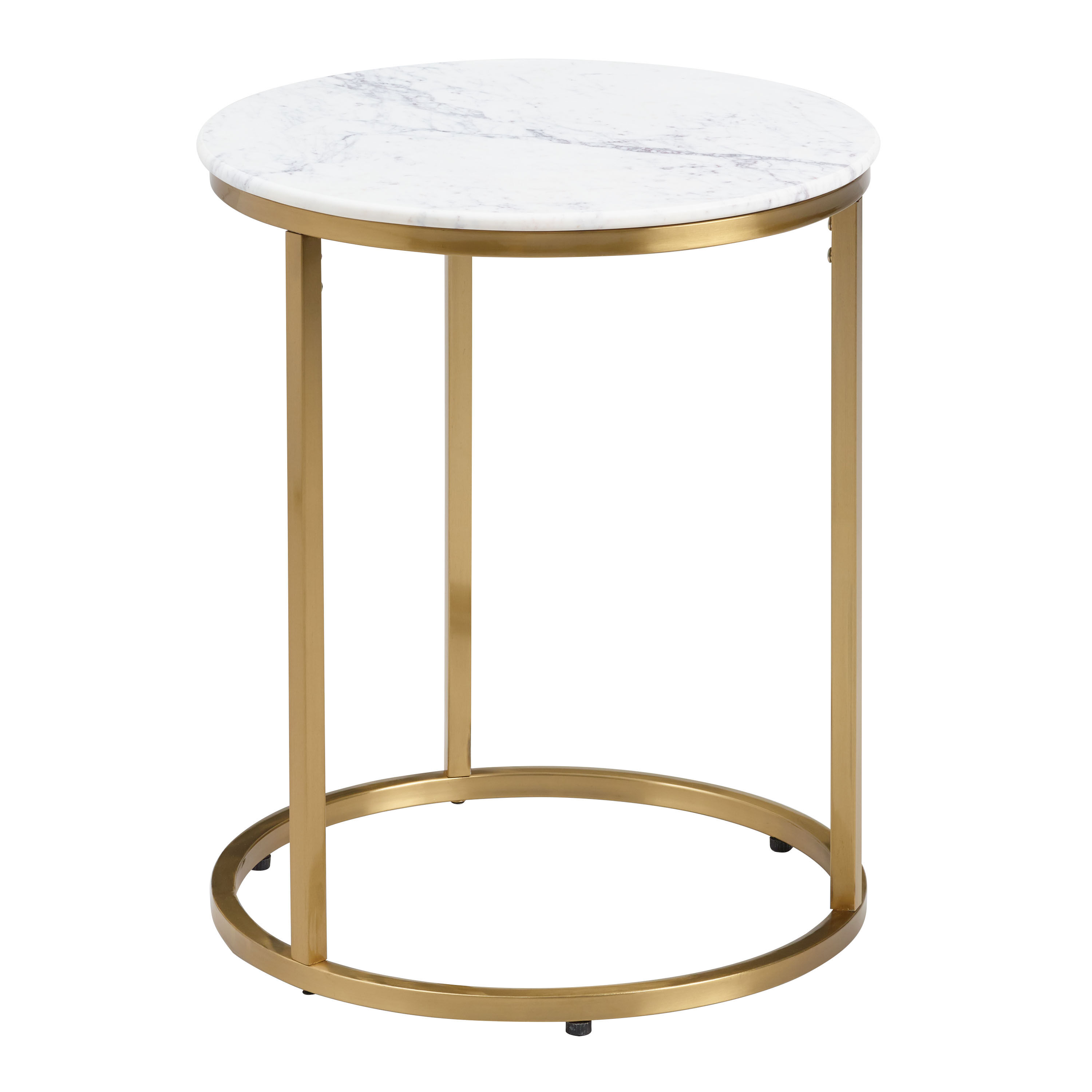 World market hotsell marble end table