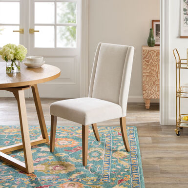 Canfield Textured Woven Upholstered Dining Chair Set of 2 Canfield Textured Woven Upholstered Dining Chair Set of 2