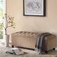 Wispy Tufted Upholstered Storage Bench image number 1