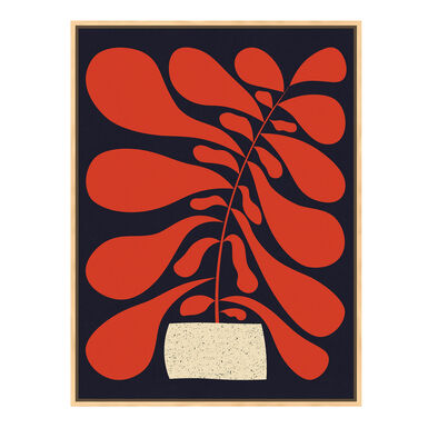 Lazy Plant by Alisa Galitsyna Framed Canvas Wall Art Lazy Plant by Alisa Galitsyna Framed Canvas Wall Art