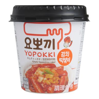 Yopokki Kimchi Topokki Cup Set of 2 Yopokki Kimchi Topokki Cup Set of 2