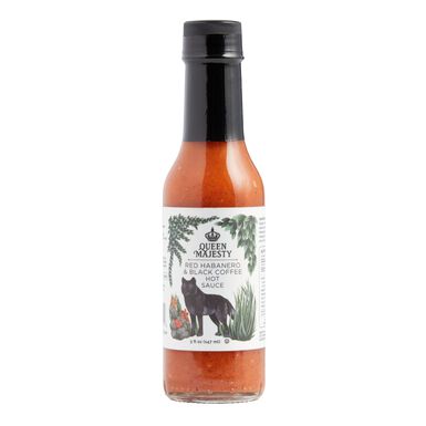Queen Majesty Red Habanero and Black Coffee Hot Sauce Queen Majesty Red Habanero and Black Coffee Hot Sauce