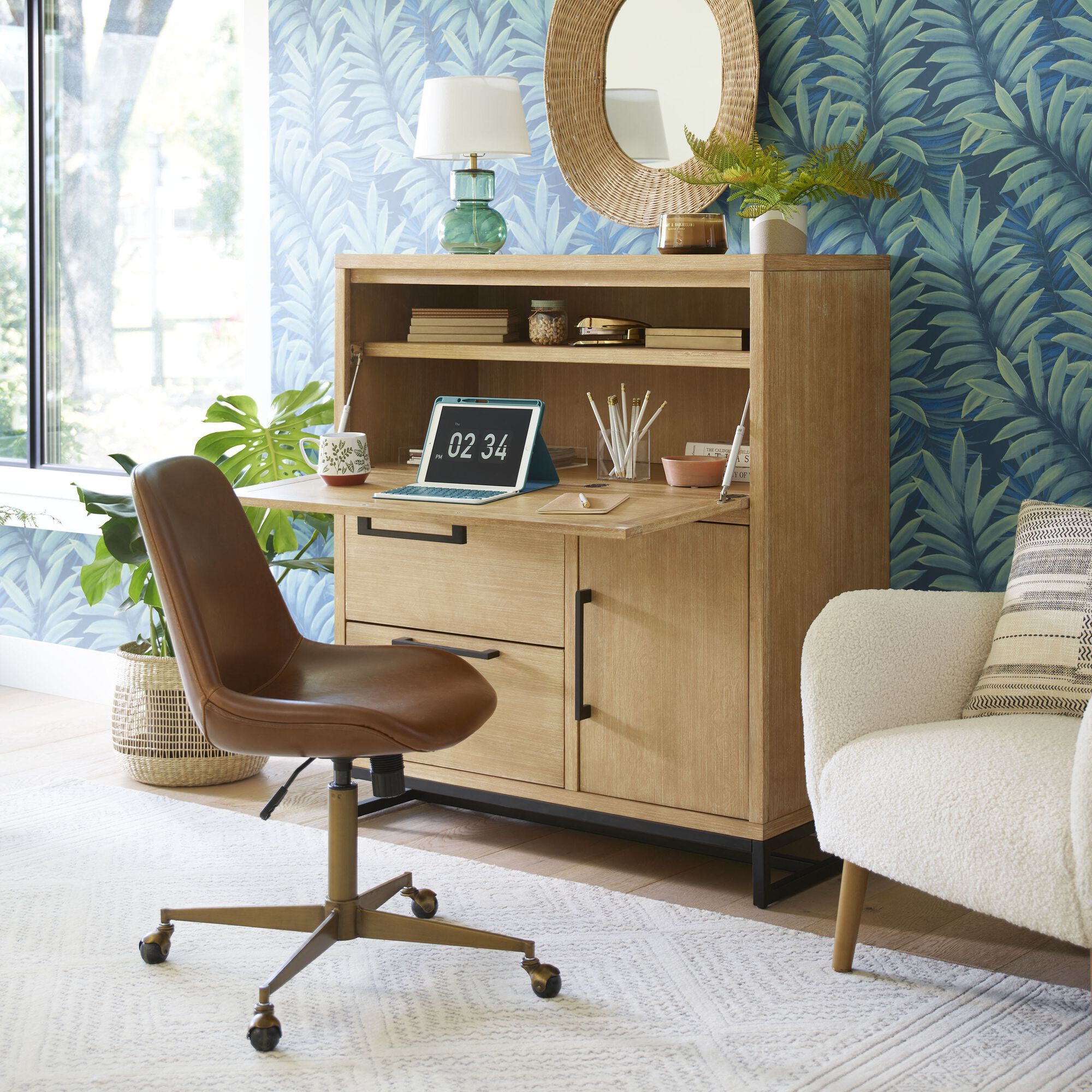 Tyler Bi Cast Leather Molded Office Chair