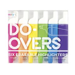 Do Overs Erasable Highlighters 6 Pack