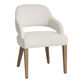 Killian Floating Cutout Back Upholstered Dining Armchair image number 0
