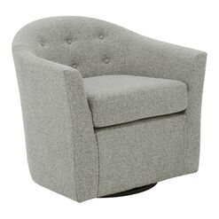 Albany Tufted Upholstered Swivel Chair