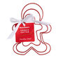 Red Silicone and Steel Gingerbread Man Cookie Cutters 3 Pack image number 1