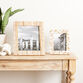 White Resin And Wood Frame Collection image number 0