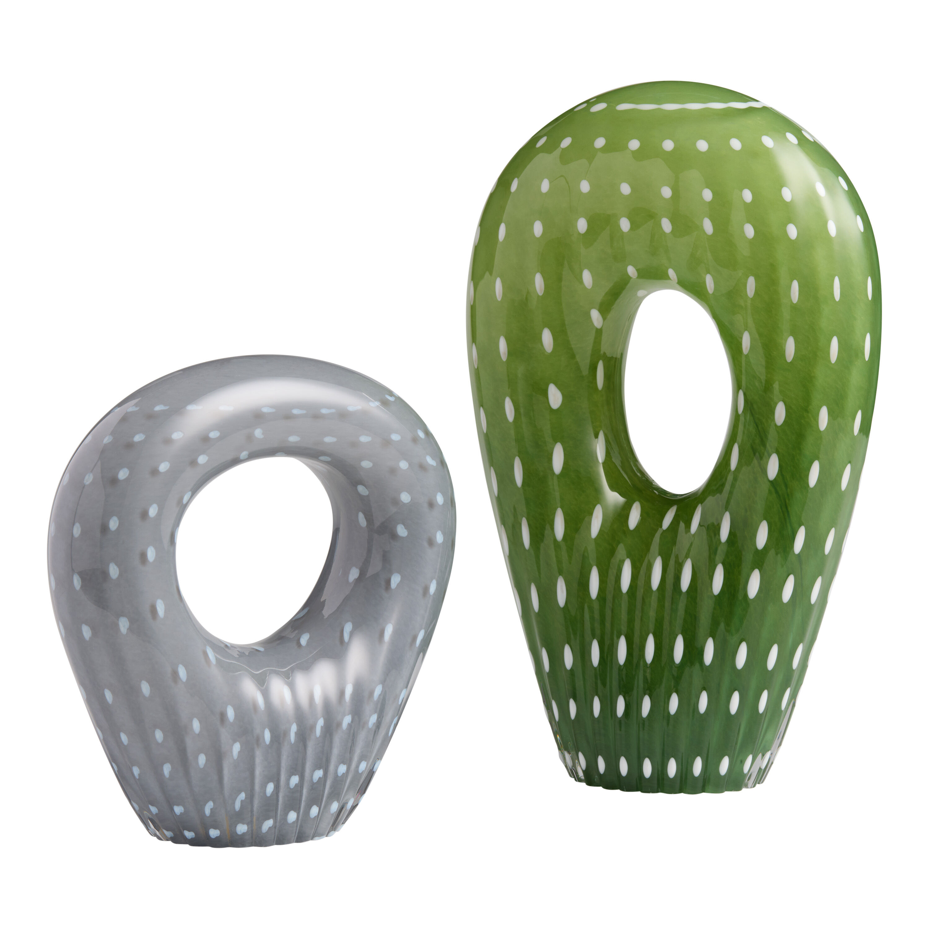 CRAFT Art Glass Loop Sculpture Decor image number 0