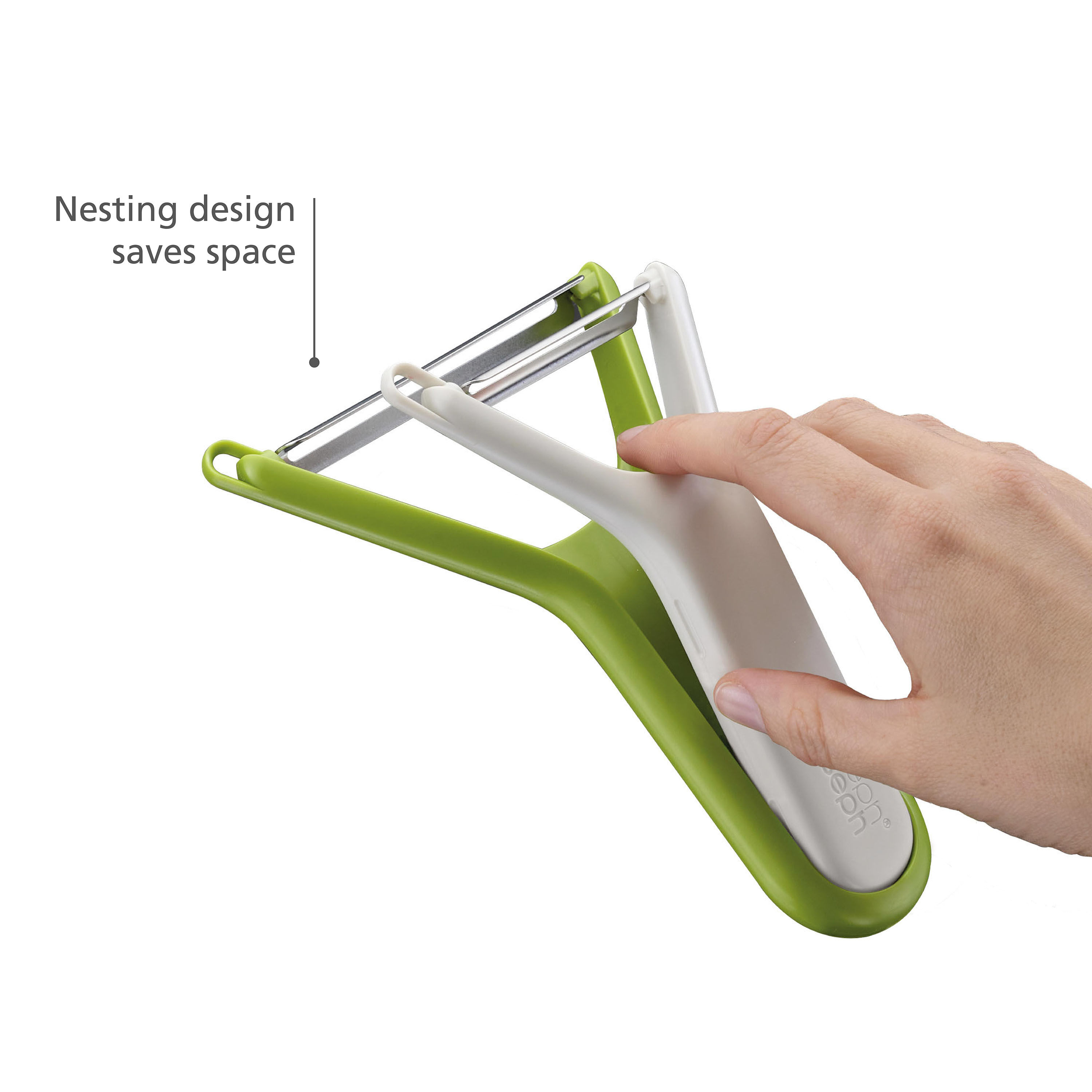 Joseph Joseph Nest Peel Fruit and Veggie Peelers 2 Piece Set image number 2