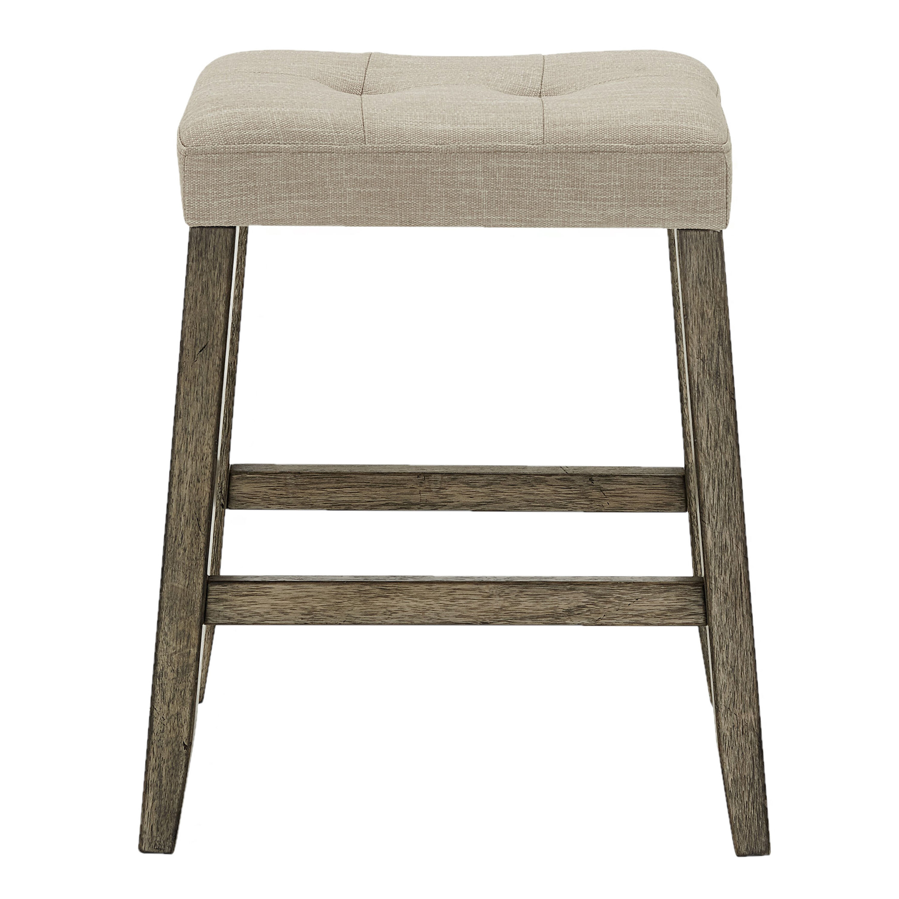 Clay Cream Backless Upholstered Counter Stool 2 Piece Set image number 1