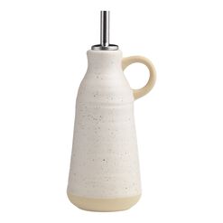 Tipton Ivory Speckled Ceramic Oil Bottle