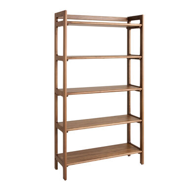 Dane Acacia Wood Mid Century Modular Bookshelf Dane Acacia Wood Mid Century Modular Bookshelf