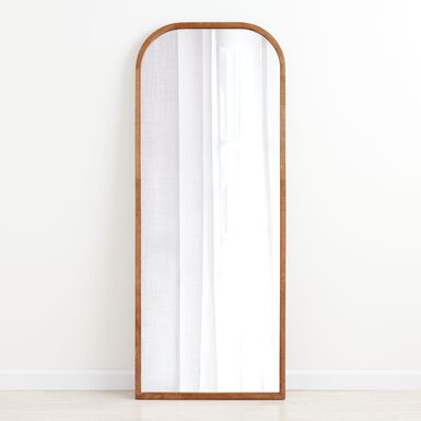 Talia Wood Arched Leaning Full Length Mirror Talia Wood Arched Leaning Full Length Mirror
