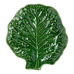 Green Cabbage Figural Serving Platter