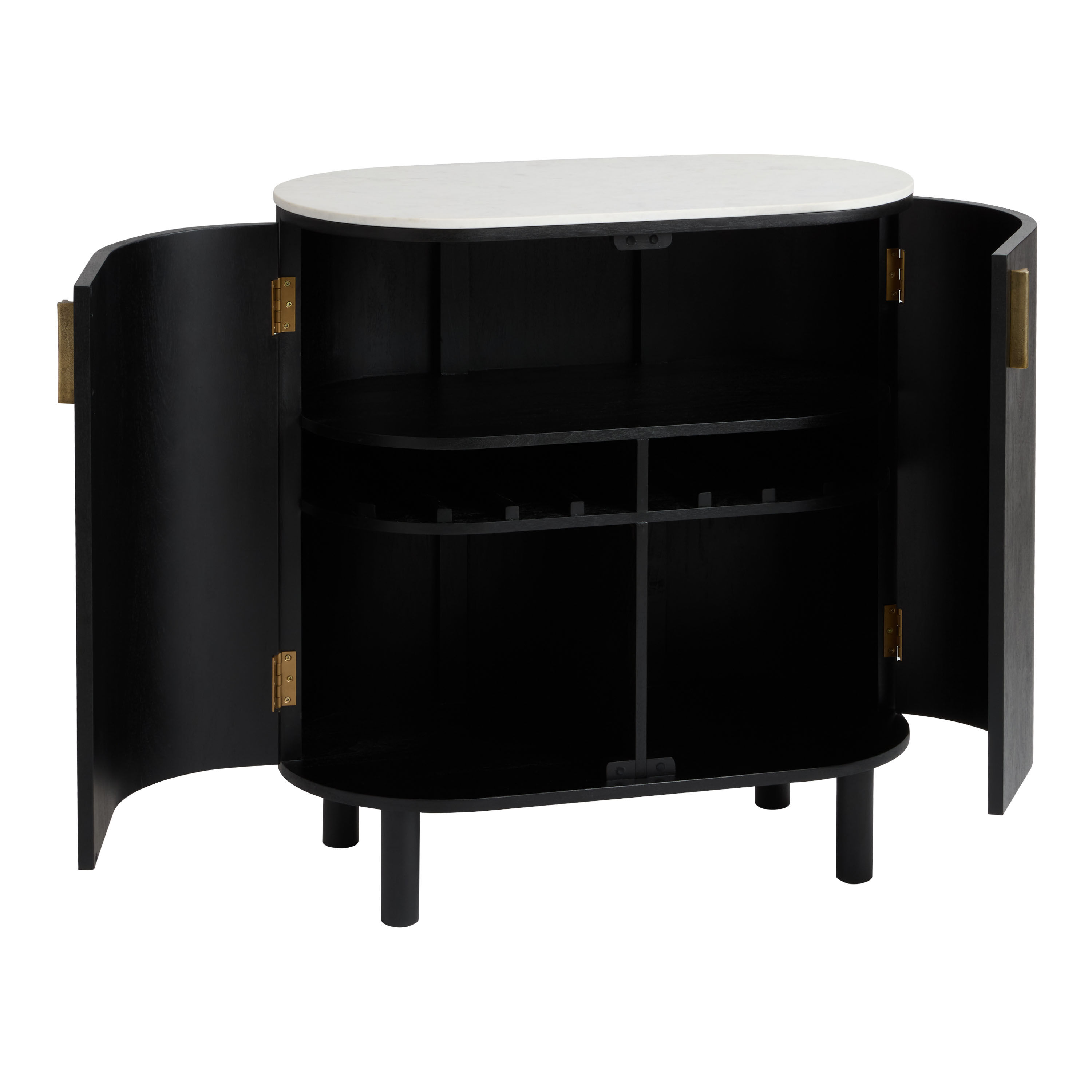 Marble top bar cabinet 2025