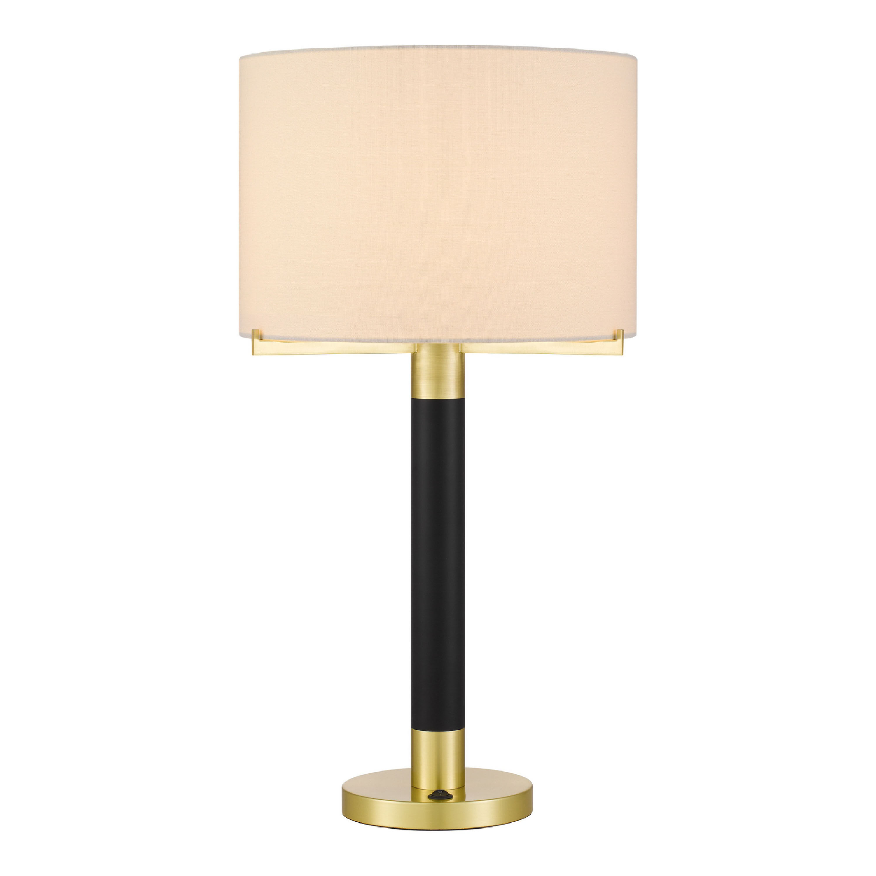 Jules Antique Brass and Black Table Lamp by World Market