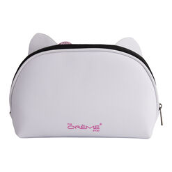Creme Shop Hello Kitty White Faux Leather Makeup Bag