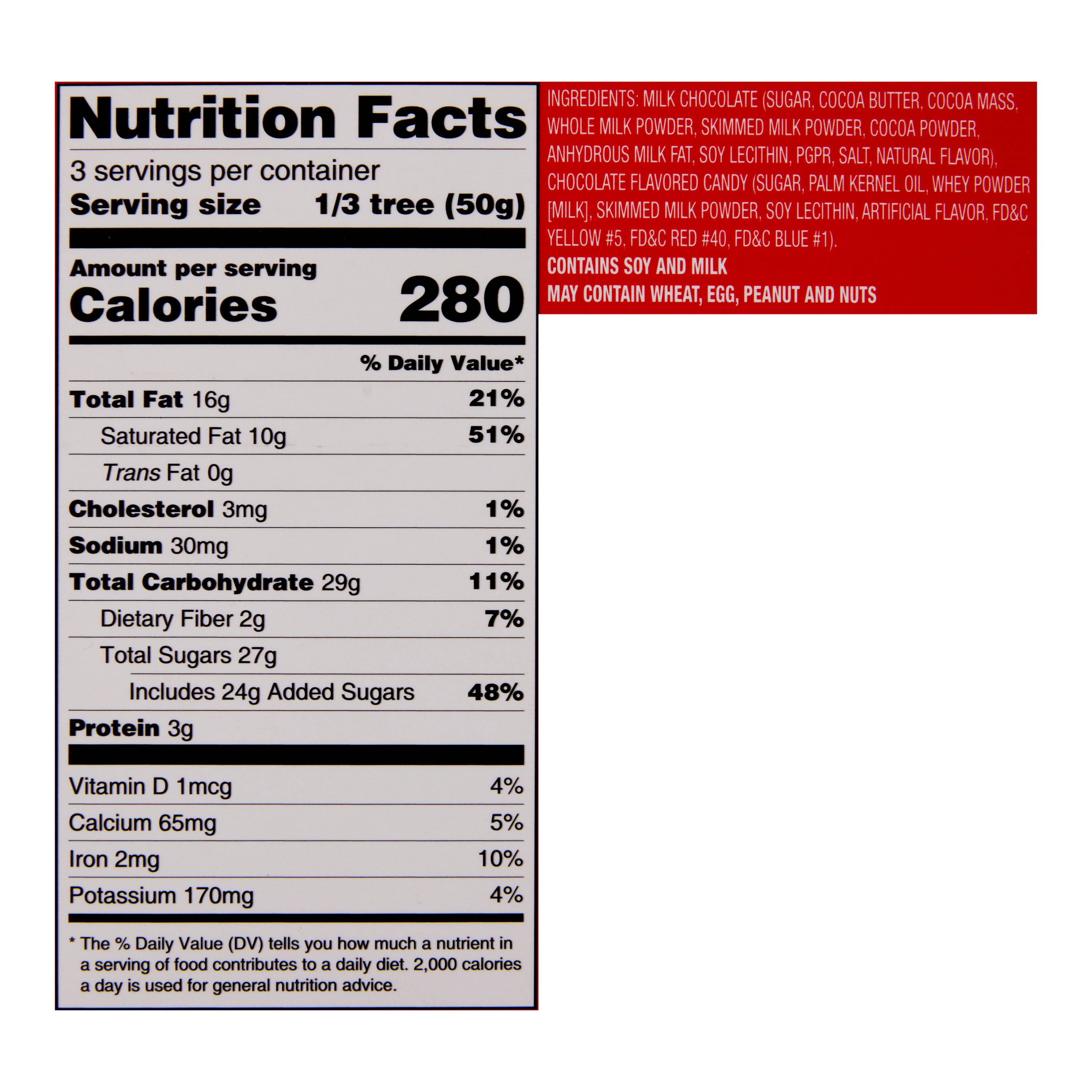 Sweet Boutique Break Apart Chocolate Christmas Tree Puzzle image number 1