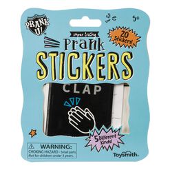 20 Pack Toysmith Prank Stickers Set of 2