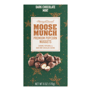 Harry & David Mint Dark Chocolate Moose Munch Popcorn Nuggets Harry & David Mint Dark Chocolate Moose Munch Popcorn Nuggets