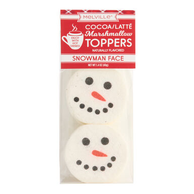 Melville Marshmallow Snowman Drink Toppers 4 Pack Melville Marshmallow Snowman Drink Toppers 4 Pack