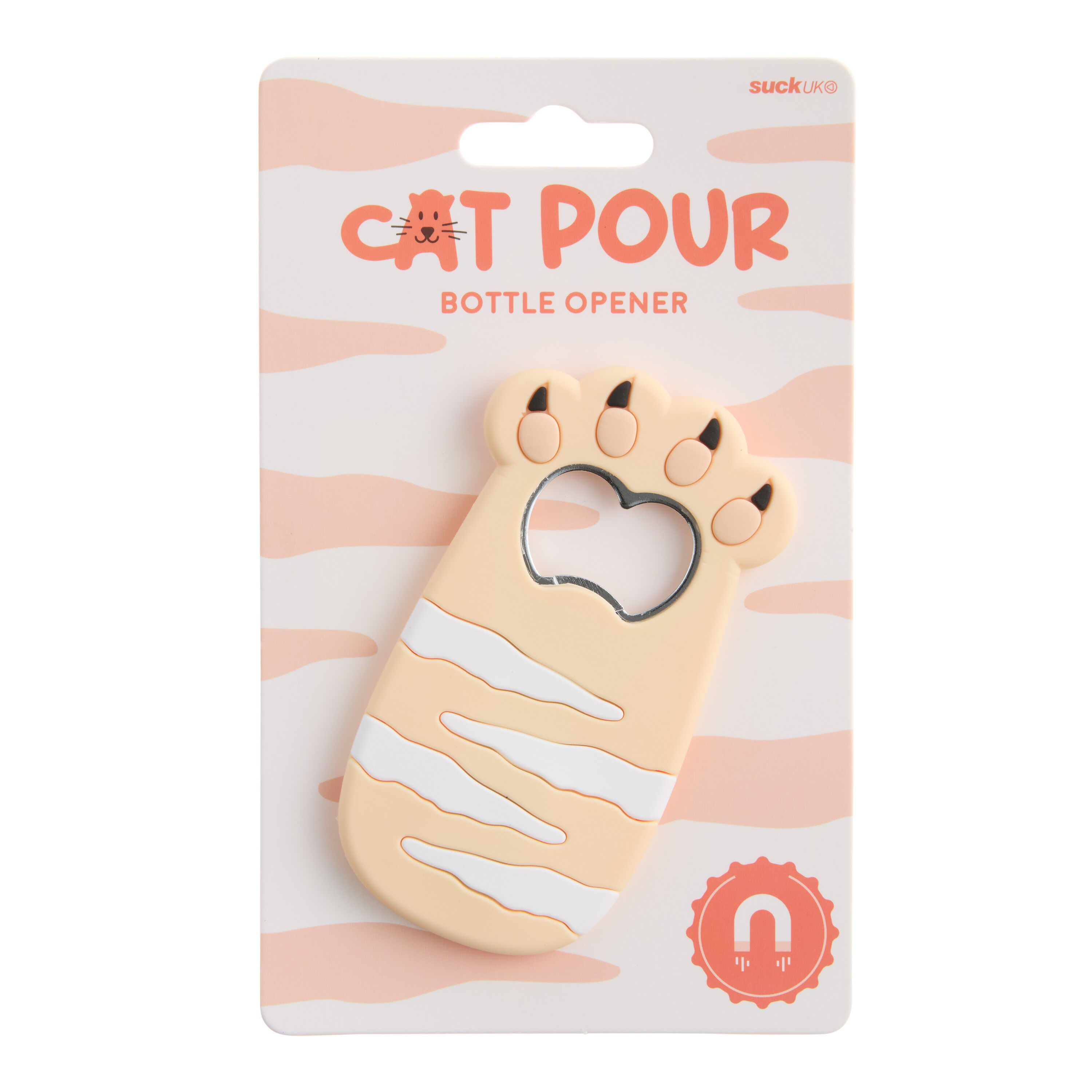Cat Pour Kitty Paw Magnetic Bottle Opener image number 0