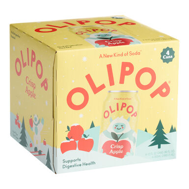 Olipop Crisp Apple Soda 4 Pack Olipop Crisp Apple Soda 4 Pack