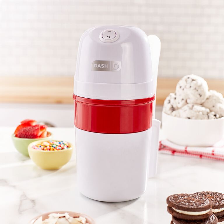 Dash My Pint Ice Cream Maker Review, How To Use and Simple Birthday Cake Ice  Cream Recipe 